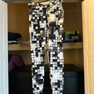 Stylish Black and White Leggings